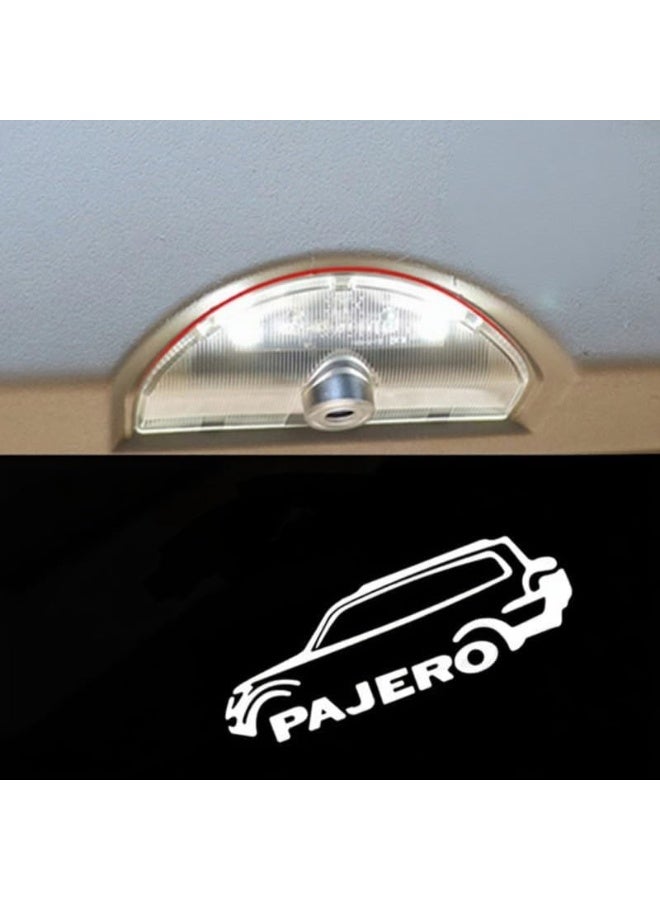 فيريكس إضاءة ترحيب LED لميتسوبيشي باجيرو – مصباح إسقاط شعار باجيرو للأبواب، شعار مخصص عالي الدقة، دائرة ذكية بدون أخطاء، تركيب سهل Plug & Play (قطعتان) - Image 2